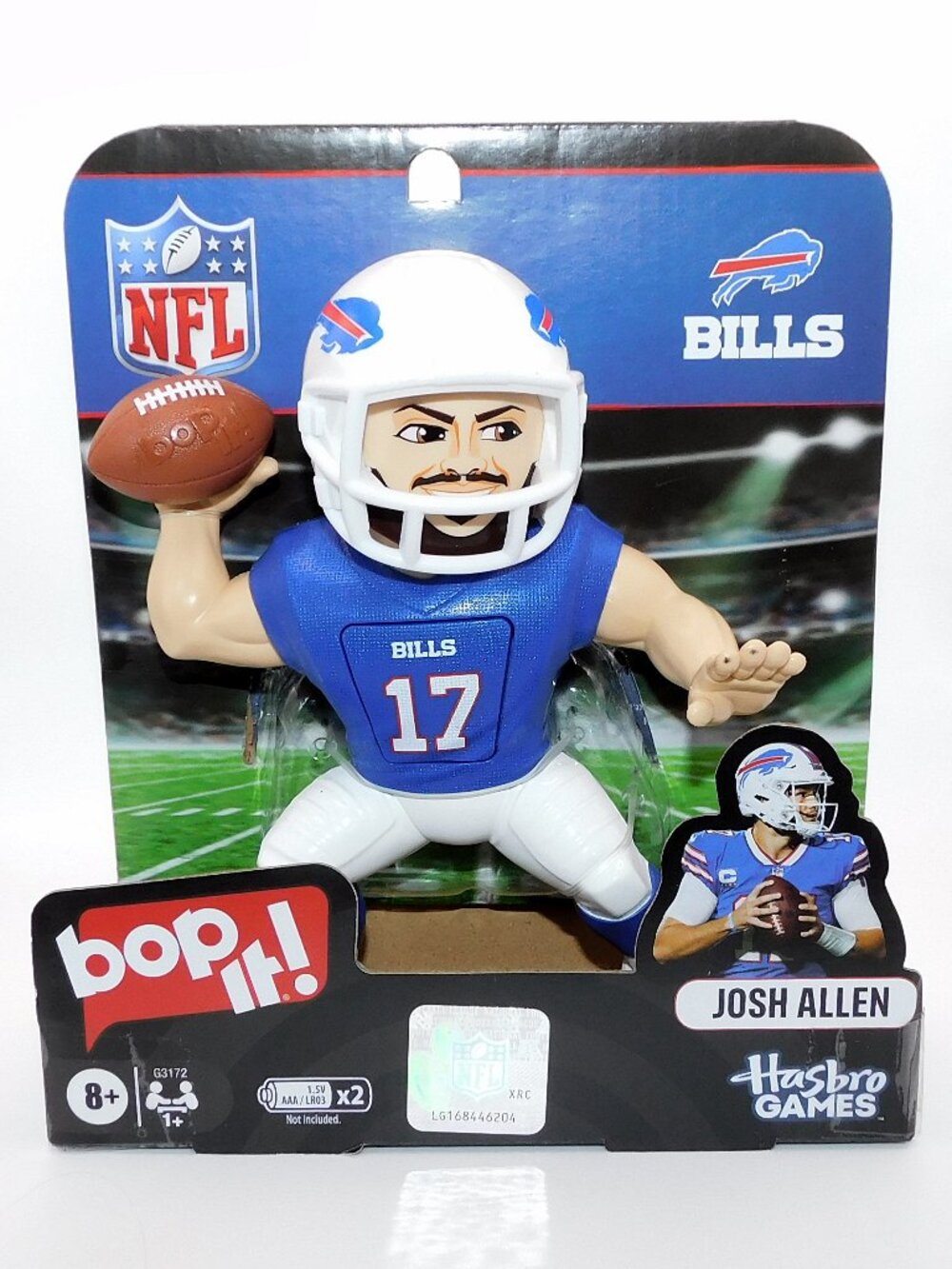 Buffalo Bills Josh Allen Bop It Hasbro Game Electronic Football 17 NEW